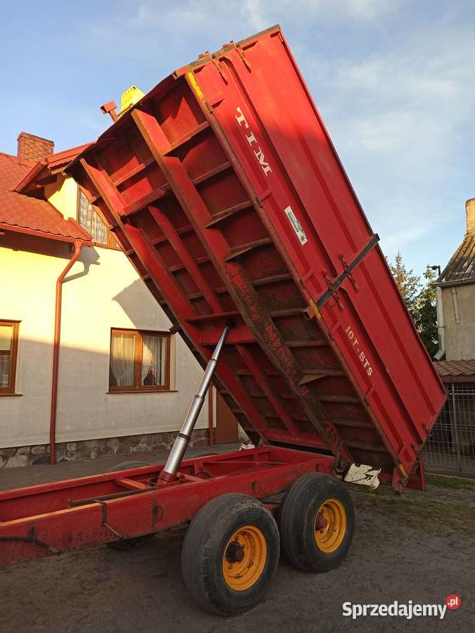 Przyczepa na tandemie TIM 10T Wąbrzeźno