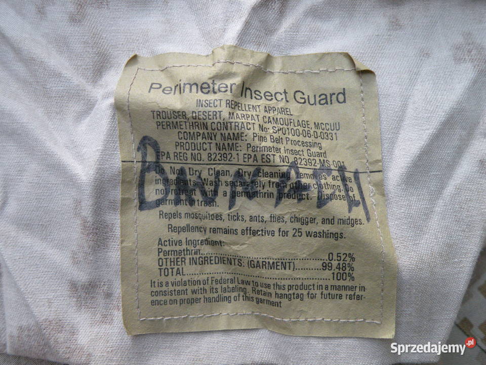 Spodnie MCCUU desert marpat USMC Small long Wrocław