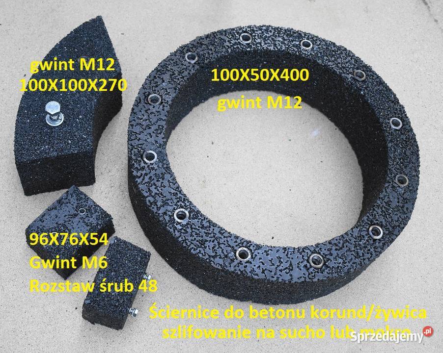 Kamień do szlifowania betonu Do zacieraczki Dom i Ogród Poznań