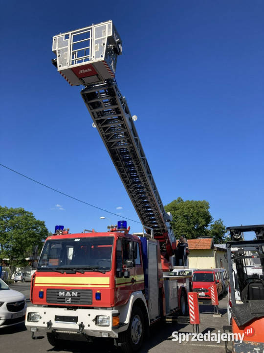Man L 2000 MAN 15280 Straż pożarna drabina serwisowany w ASO sprzedam