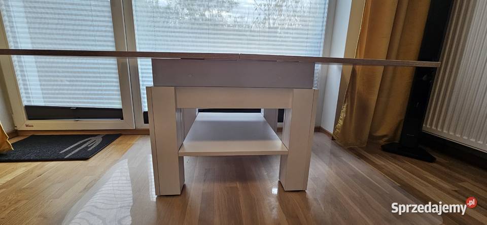 Ławostół rozkładanypodnoszony blat sonomabiały Stoły Warszawa sprzedam