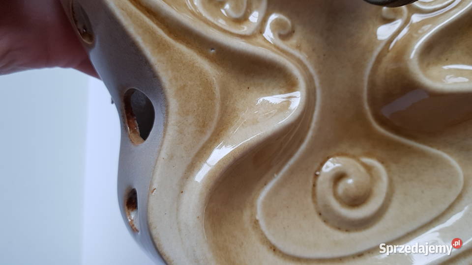 Porcelitowa osłonaozdoba oprawa na dzwonek Dąbrowa Górnicza