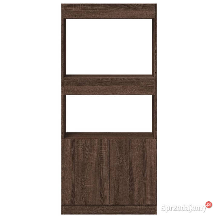 Wysoka szafka brązowy dąb 63x33x140 WM855112 Warszawa