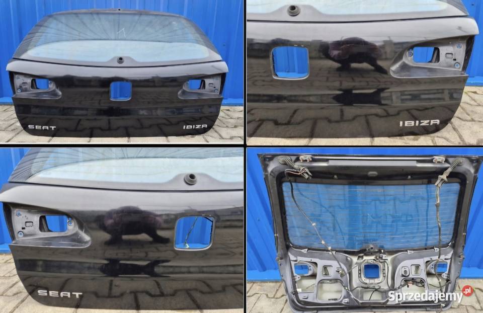 GOŁA KLAPA BAGAŻNIKA Z SZYBĄ SEAT IBIZA III LC9Z osobowe sprzedam