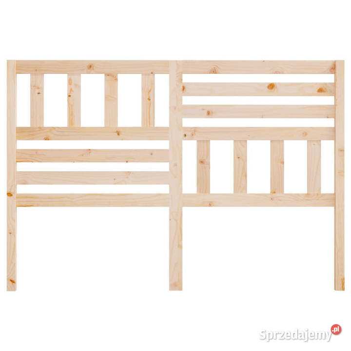 Wezgłowie łóżka 126x4x100 lite drewno sosnowe Warszawa sprzedam