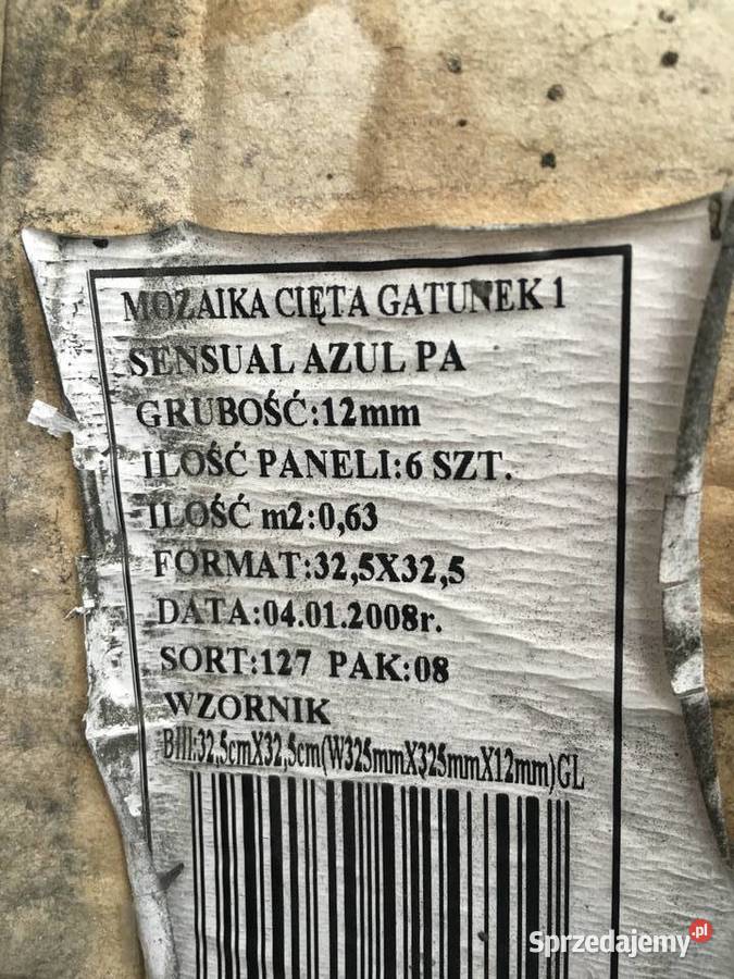 Mozaika listwa sensual azul 325x325 firmy Reguły