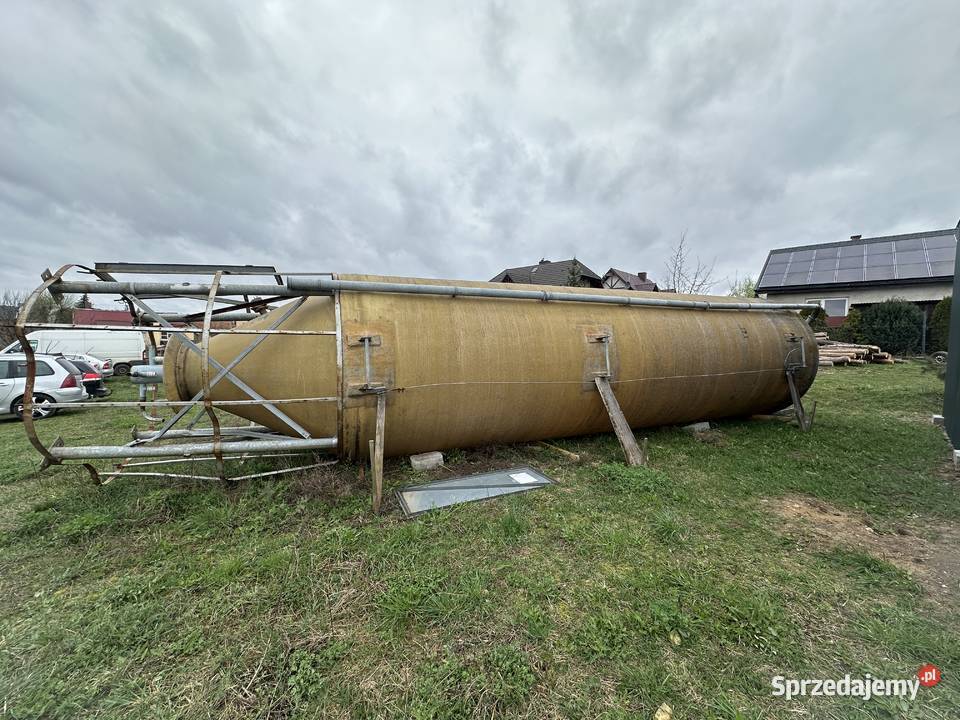 Silos paszowy Zbiornik na zboże granulat 40 m3 kujawsko-pomorskie Paterek