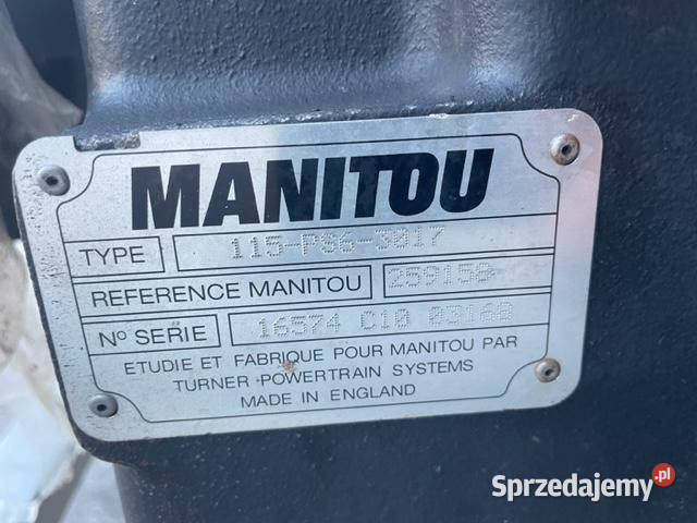 Manitou Skrzynia Biegów 1153017 CZĘŚCI Jastrzębniki