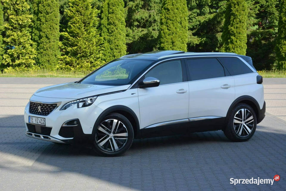 Peugeot 5008 GT Pack Focal Biał Perła Skóry mazowieckie Ostrów Mazowiecka