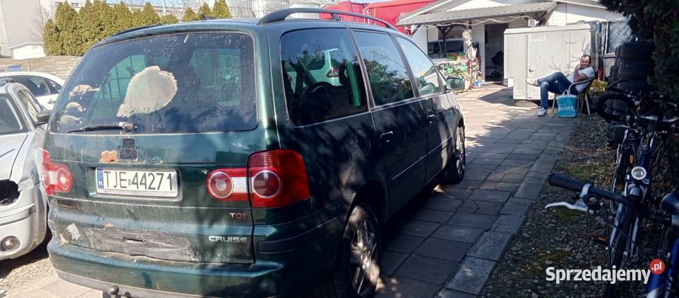 VW Sharan 19 TDISinik działaSprzęgło padłoBez manualna wielkopolskie Szamotuły