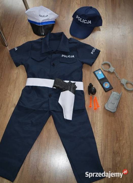 Kostium policjanta 46 lat Pozostałe