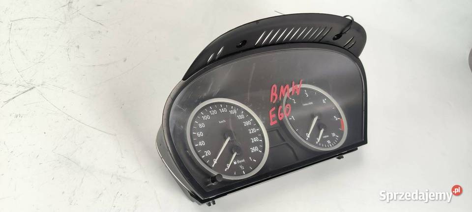 LICZNIK ZEGAR BMW E60 A2C53103634 kujawsko-pomorskie Lipno