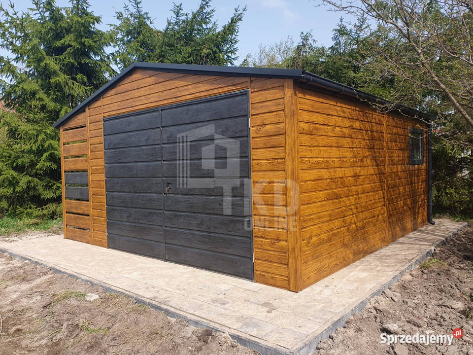 Garaż Blaszany 4x5 wiata 1x5 Brama okno rynny Szczecinek sprzedam