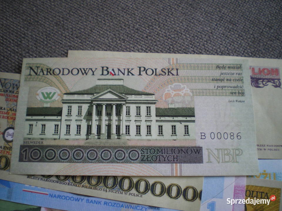zestaw śmiesznych banknotów Strzelce Opolskie