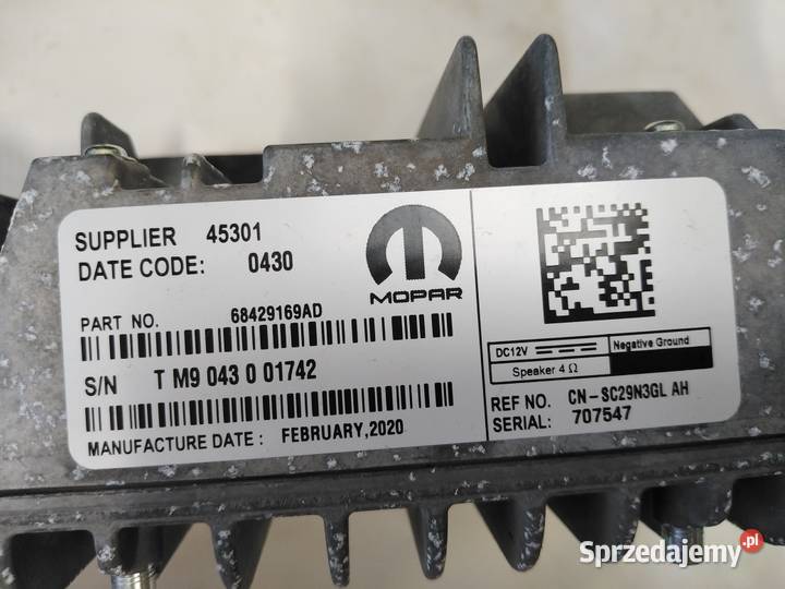 2020r DODGE RAM Vgen RADIO MONITOR NAWIGACJA Wyposażenie wnętrza Mojusz
