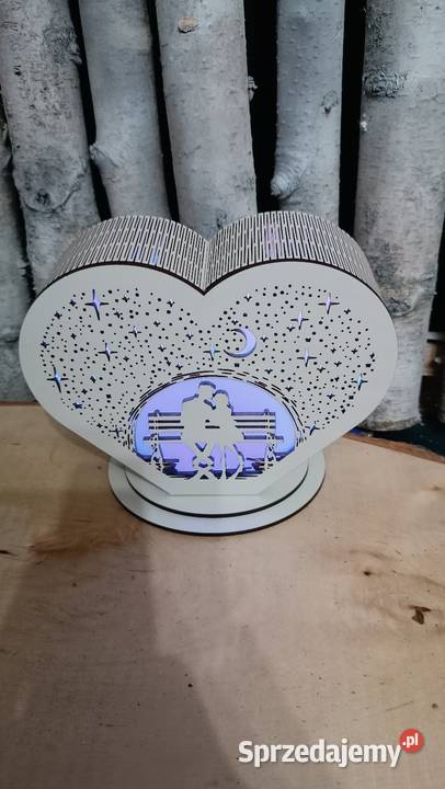 Lampka Zakochani pod gwiazdami warmińsko-mazurskie Łukta