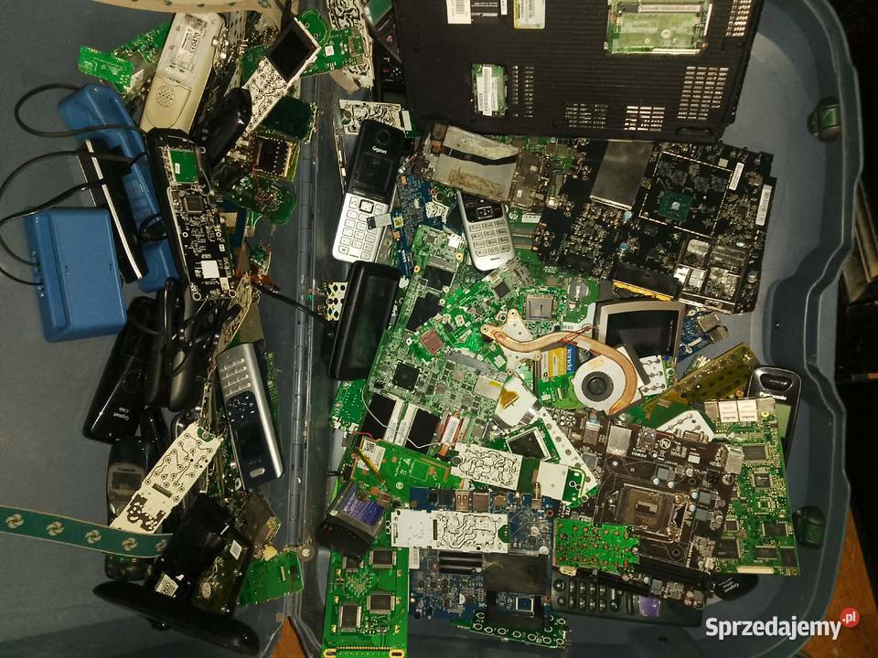 Płytki elektroniczne odzysk metali zloto srebro Części i akcesoria Legnica sprzedam
