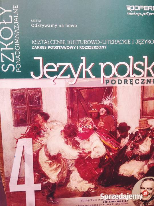 Język polski operon 4 używane podręczniki mazowieckie Warszawa sprzedam