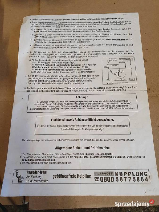 Honda Accord VII kombi hak holowniczy wypinany Pozostałe Brwinów