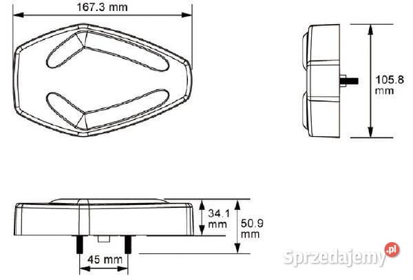 Lampa zespolona pozycyjna kierunkowskazu Kamionna sprzedam