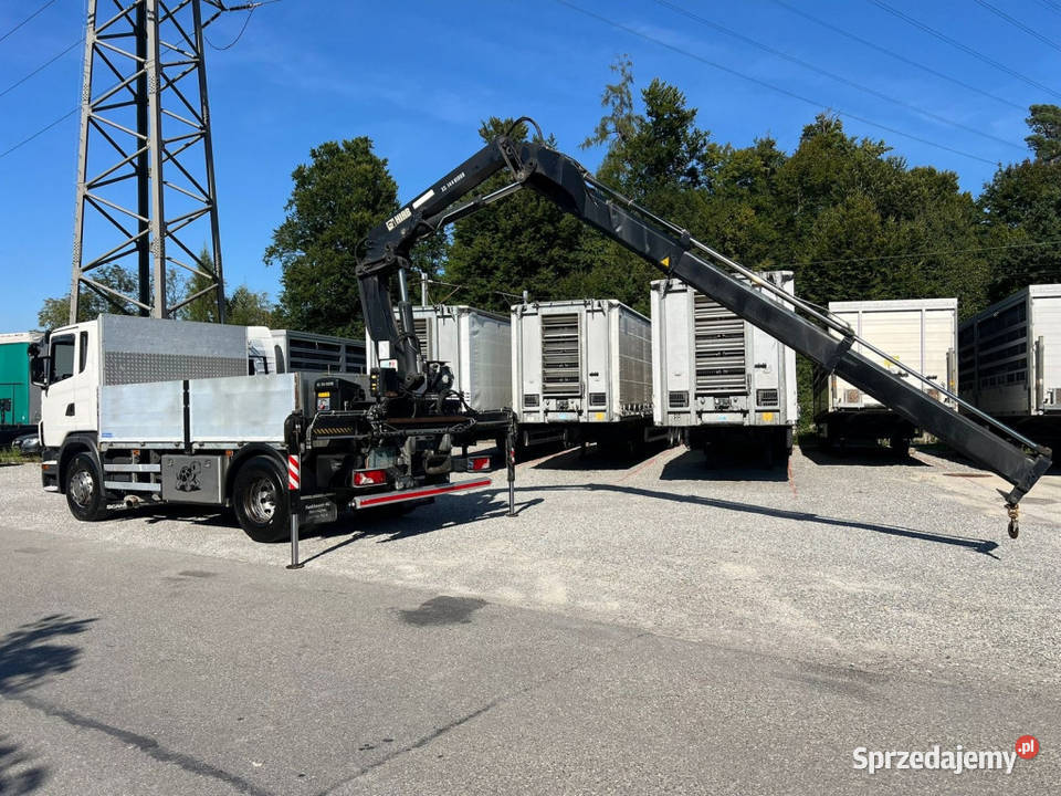 Scania skrzynia z dzwigiem 652338km Warszawa