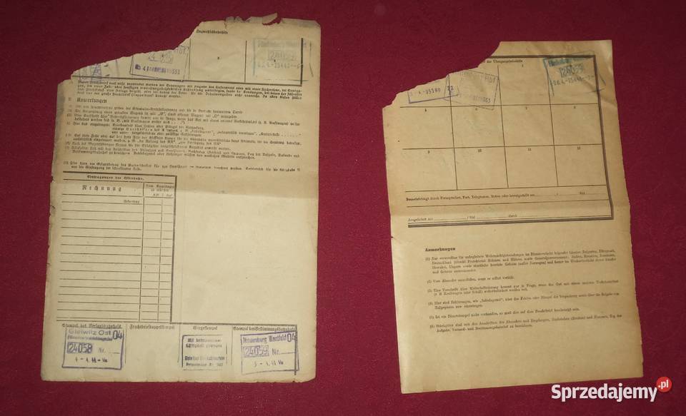 Bahnhof Gleiwitz Hindenburg Plitz Wehrmacht list Piekary Śląskie