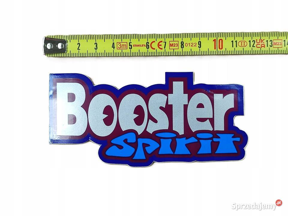 NAKLEJKA BOOSTER SPIRIT NA ZADUPEK YAMAHA MBK lubelskie