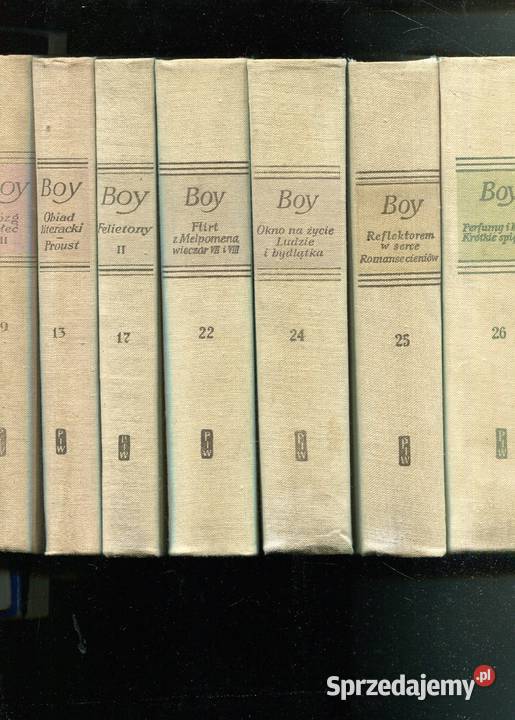 7 tomów Boy Żeleński Pozostałe Szczecin