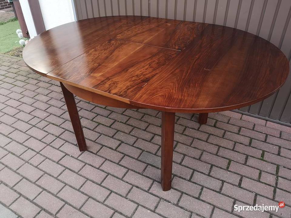 Stół ArtDeco Okrągły 110 Zgrabny Antyk Stary Swarzędz