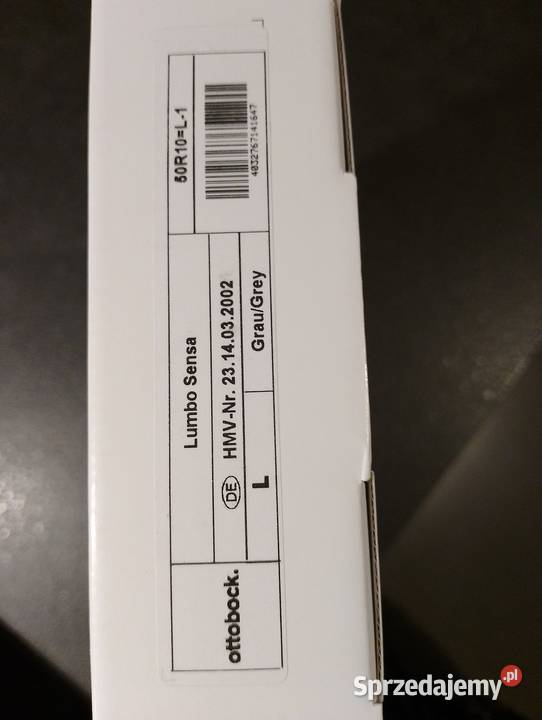 Gorset orteza lędźwiowy krzyżowy Lumbo Sensa Warszawa sprzedam