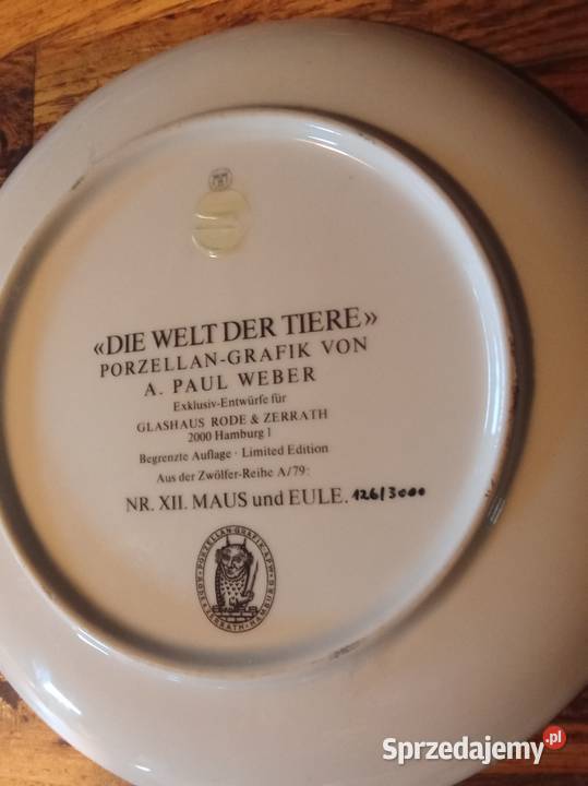 Kolekcjonerskie talerze Prusim