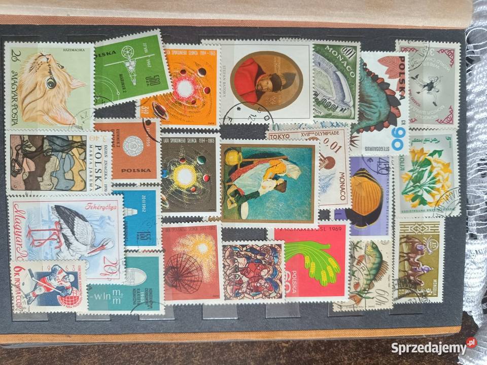 Klaser ze znaczkami Filatelistyka dolnośląskie Wałbrzych