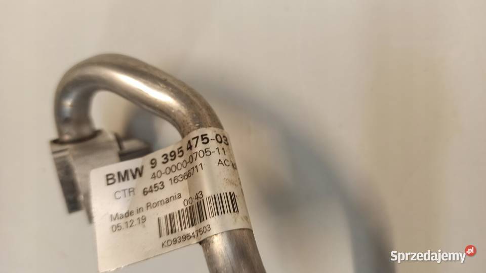 PRZEWÓD KLIMATYZACJI BMW 3 G20 9395475 Przewody klimatyzacji