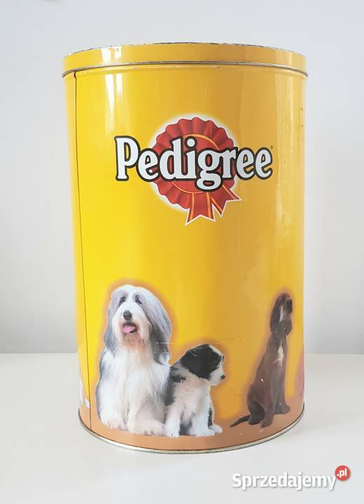 Duża stara puszka pudełko Pedigree Ruda Śląska