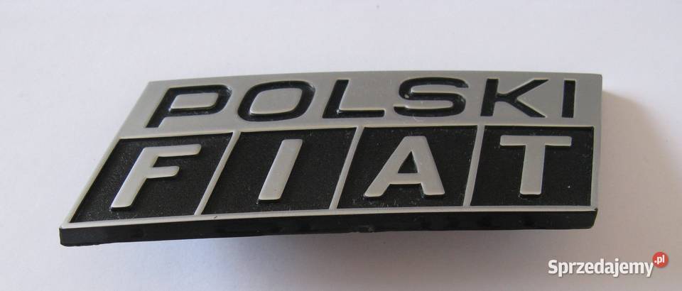 Emblemat logo znaczek POLSKI FIAT NOWY ORYGINAŁ Dąbrowa Górnicza sprzedam