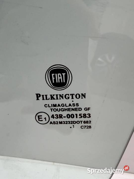 Szyba Boczna Lewa Przednia Fiat Punto 05Fiat