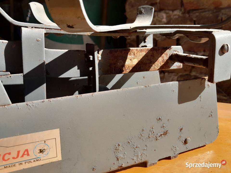 Stara waga szalkowa 1989 retro vintage śląskie Dąbrowa Górnicza