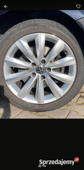Oryginalne felgi 17 VW touran 5t Pasat b7 5x112 mazowieckie
