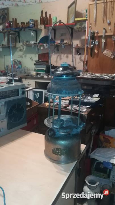 Stara lampa naftowa szturmowa ciśnieniowa Hasag łódzkie Łódź
