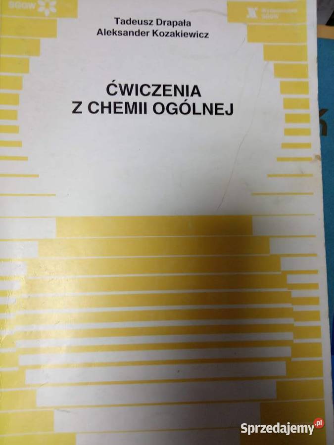 Ćwiczenia z chemii ogólnej Drapała Warszawa sprzedam