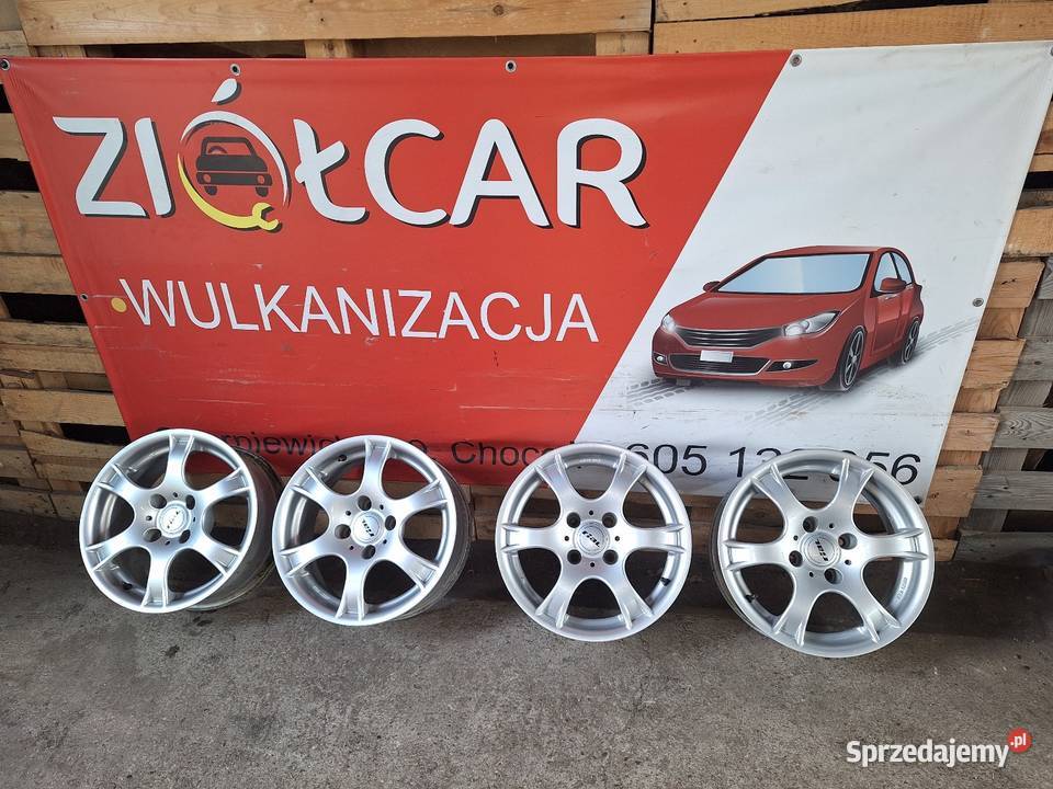 Alufelgi 4x108 15 ET15 CITROEN C3 C4 PEUGEOT Średnica 15" Samochodowe Choceń sprzedam
