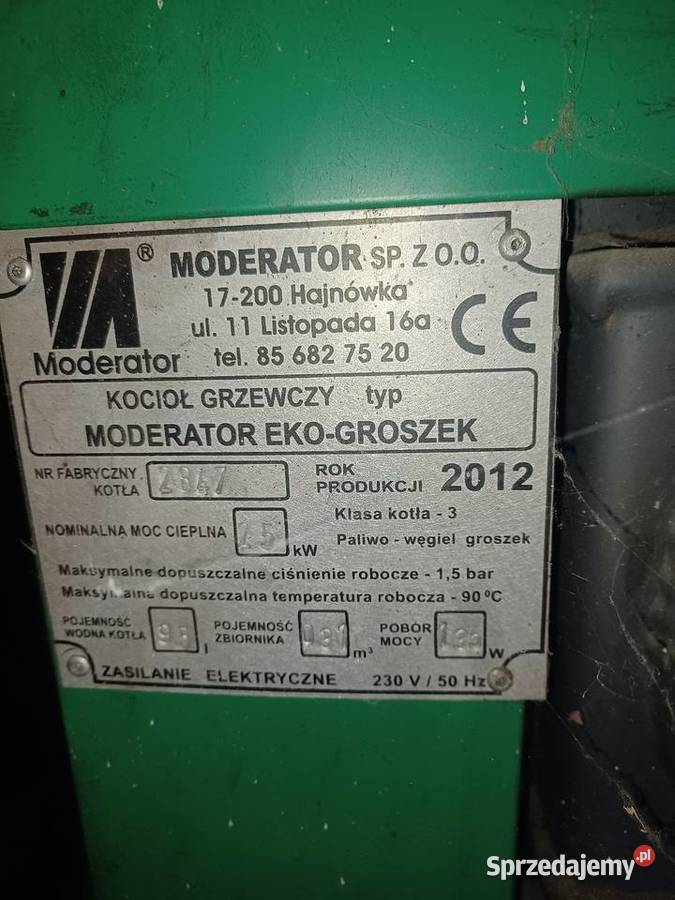 Piec Moderator Unica Vento 25kW Hajnówka Łęg