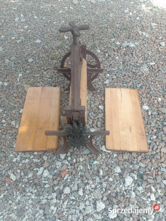 Stary magiel wyciskarka Gdów