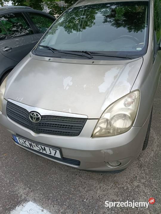 Toyota Corolla Verso 20 D4D radio pomorskie Kwidzyn sprzedam