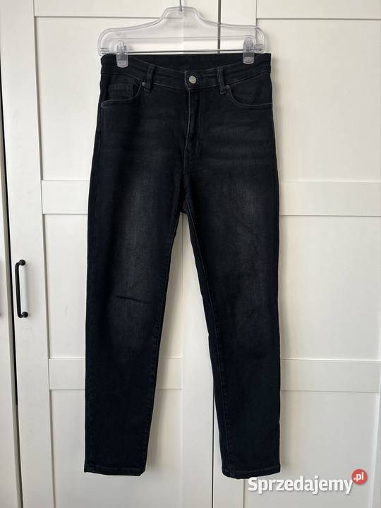 Jeansy Massimo Dutti 40 spodnie Massimo Dutti czarny mazowieckie sprzedam