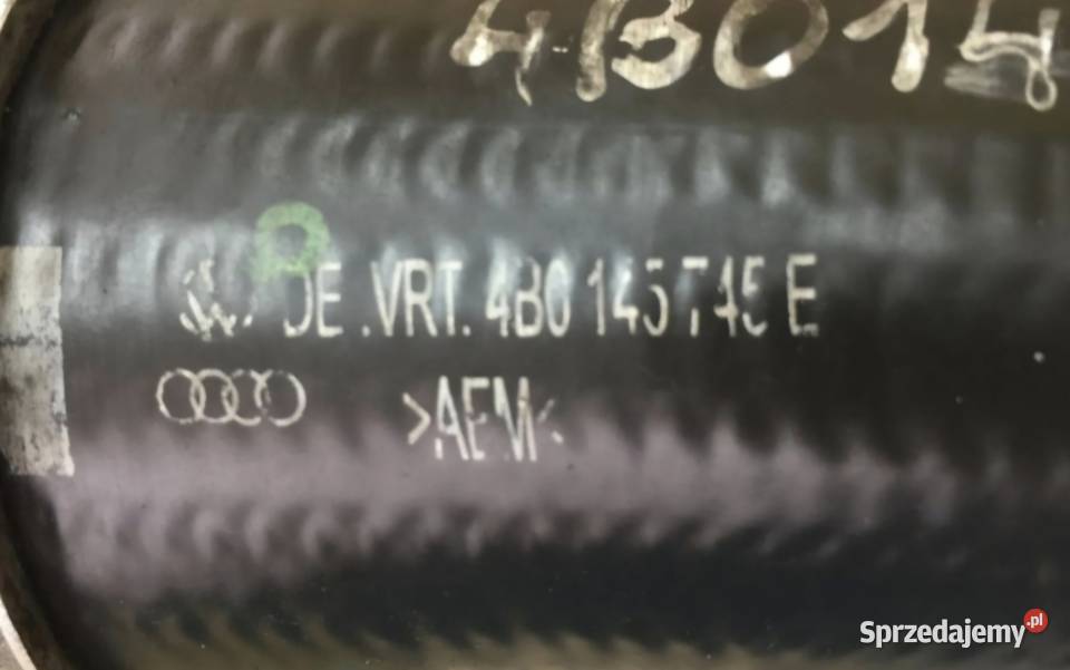 PRZEWÓD POWIETRZA INTERCOOLERA AUDI A6 C5