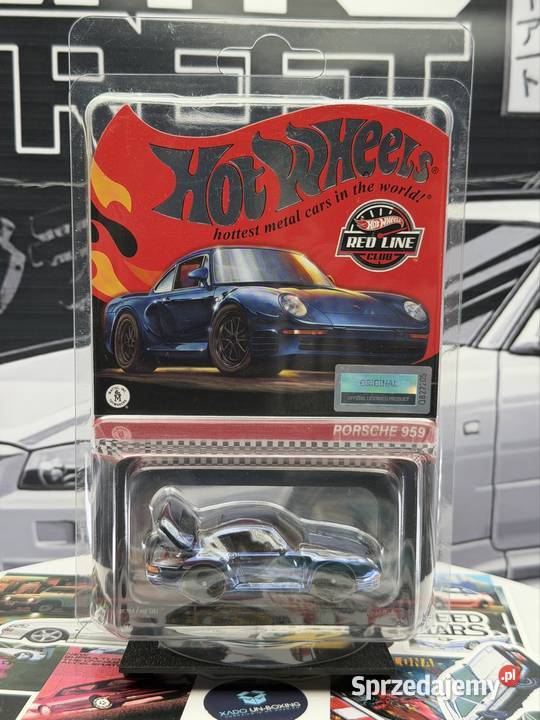 Hot Wheels RLC Porsche 959 Blue BOX 23 dolnośląskie Wrocław