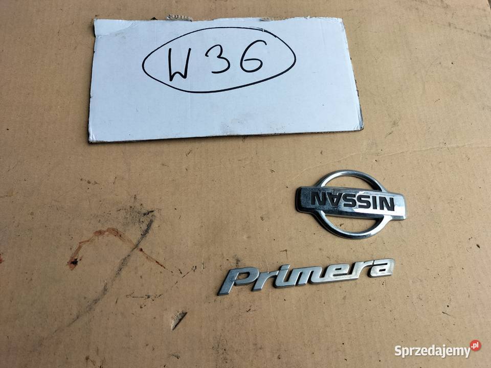 NISSAN PRIMERA P11 LIFT NAPIS ZNACZEK EMBLEMAT Kamień-Kolonia sprzedam