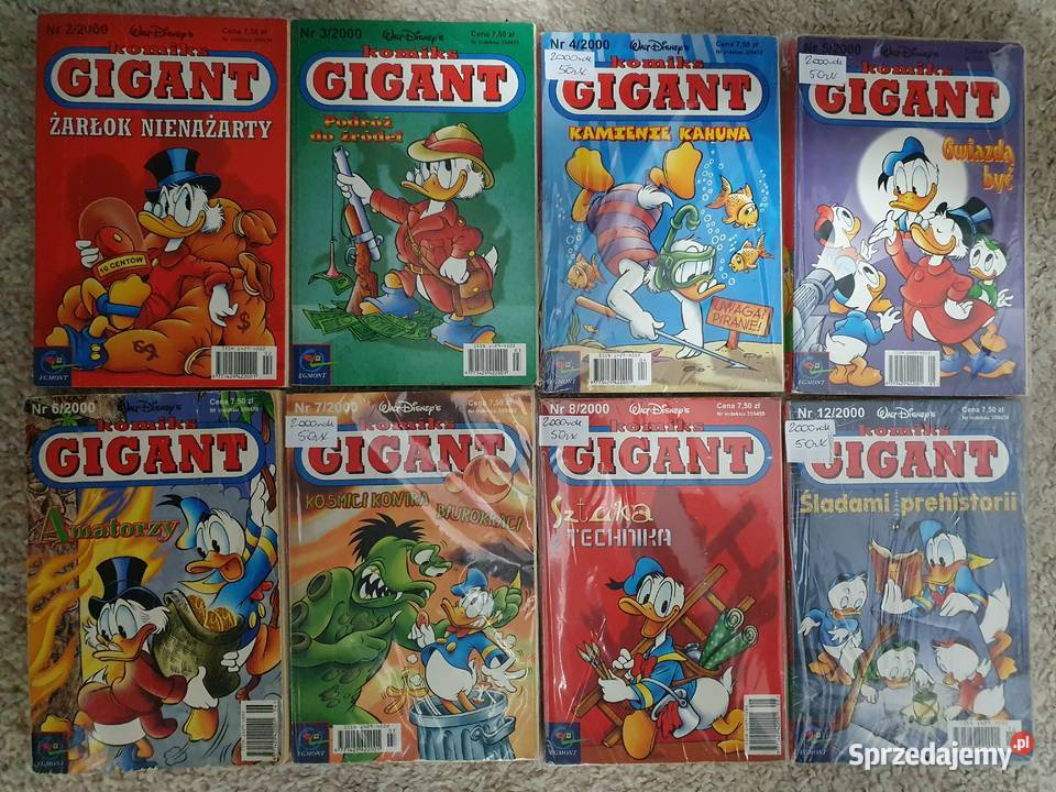 Komiks Gigant Gigant Poleca 80 tomów rózne Komiksy Gdynia sprzedam
