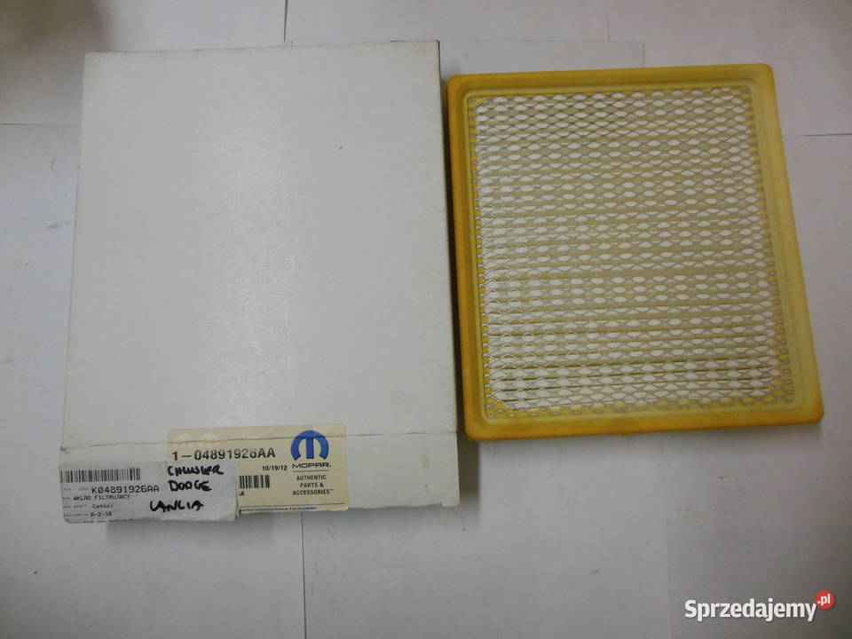 FILTR POWIETRZA MOPAR 04891926AA Chrysler Dodge Kozy sprzedam